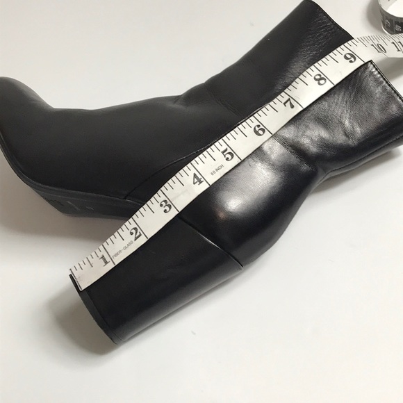 TIFFI BY DANIELE DENTICI BLACK LEATHER BOOTS SZ - Picture 12 of 14